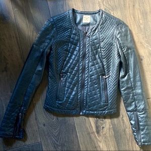American Culture Vegan Leather Jacket